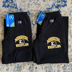 🆕 NWT Missouri wrestling warmup sweatpants bundle